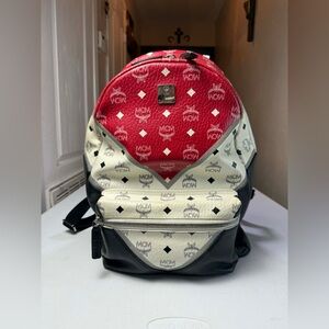 MCM, a 'Logo print' backpack.